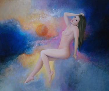 Print of Figurative Nude Paintings by Jorge Romero Rodriguez