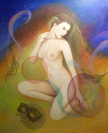 Original Nude Painting by Jorge Romero Rodriguez
