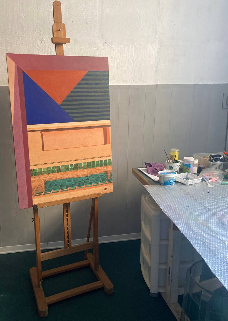 Original Contemporary Architecture Painting by Lucia Dibi