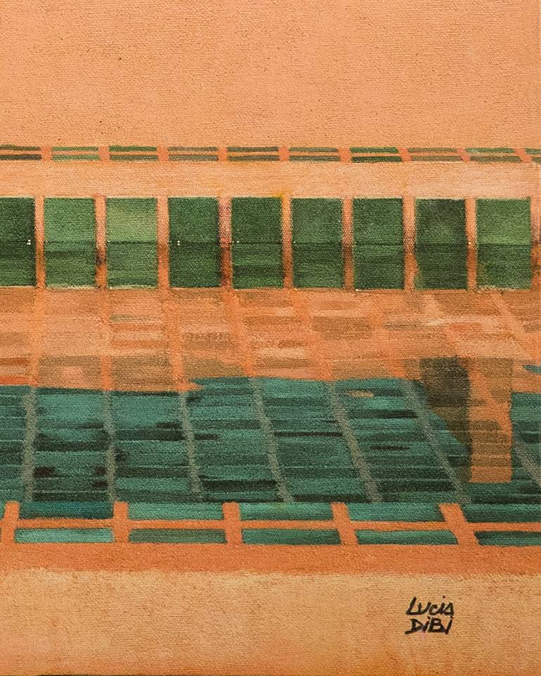 Original Contemporary Architecture Painting by Lucia Dibi