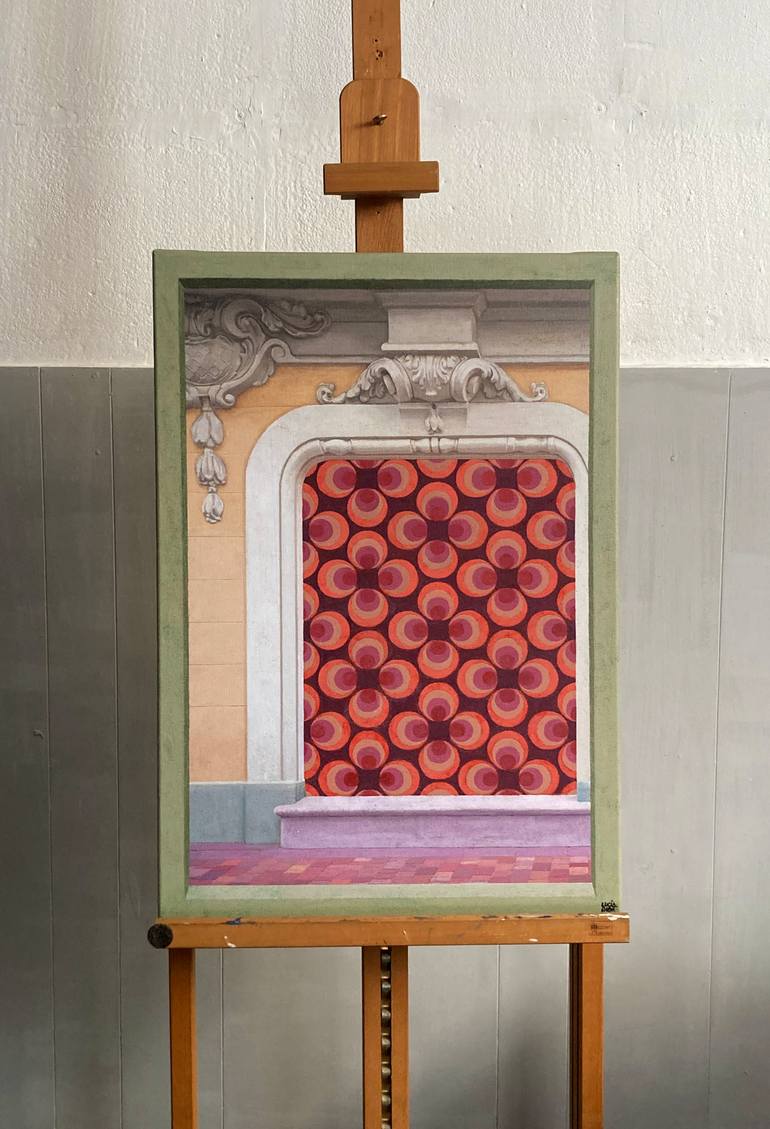Original Contemporary Architecture Painting by Lucia Dibi