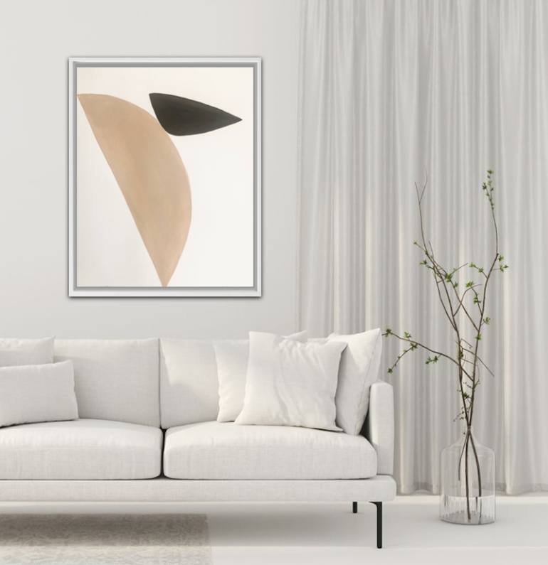 Original Minimalism Abstract Painting by Lana Alsamir-Diamond