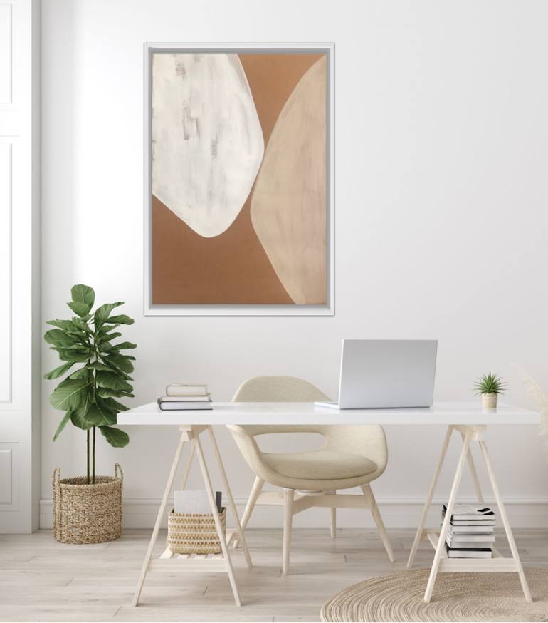 Original Minimalism Abstract Painting by Lana Alsamir-Diamond