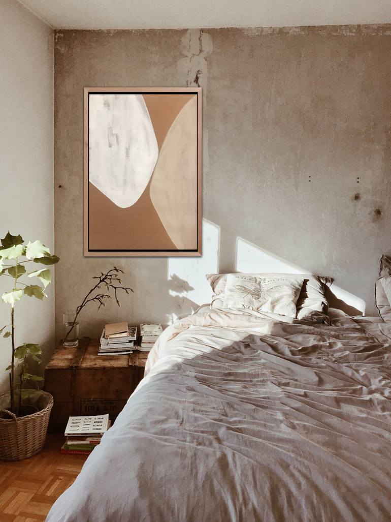 Original Minimalism Abstract Painting by Lana Alsamir-Diamond