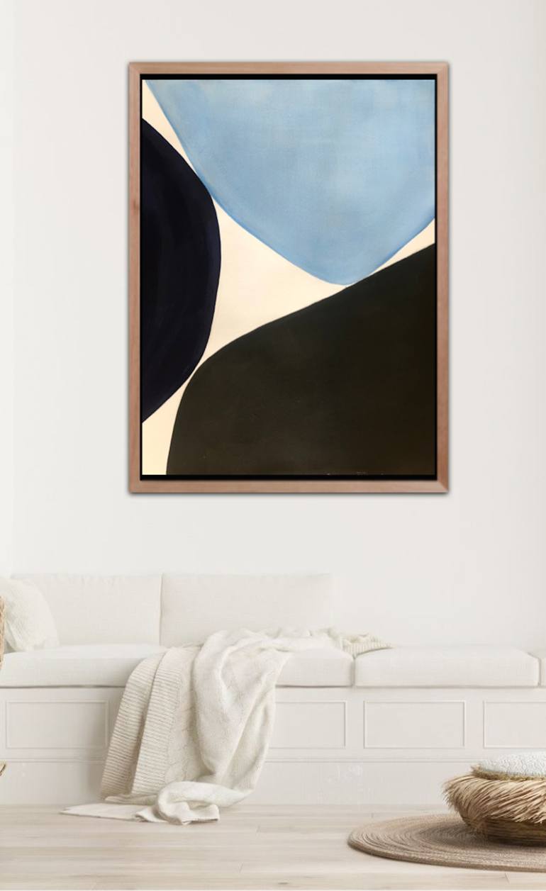 Original Minimalism Abstract Painting by Lana Alsamir-Diamond