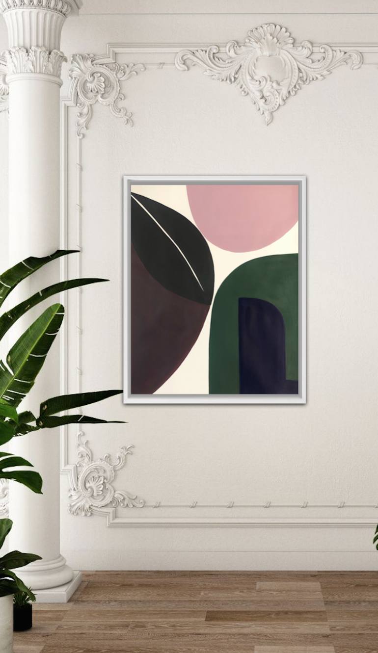 Original Fine Art Abstract Painting by Lana Alsamir-Diamond