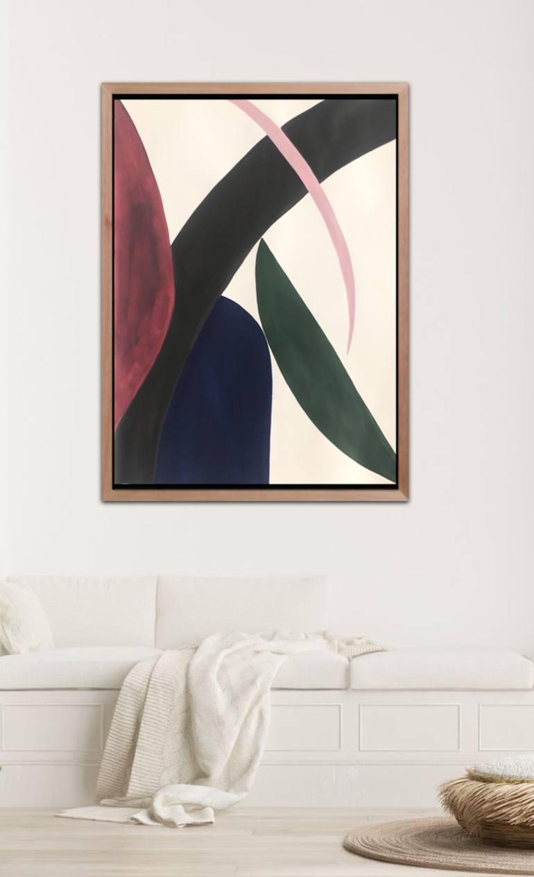 Original Minimalism Abstract Painting by Lana Alsamir-Diamond