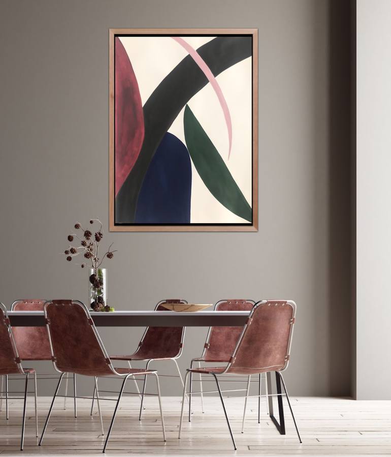 Original Minimalism Abstract Painting by Lana Alsamir-Diamond