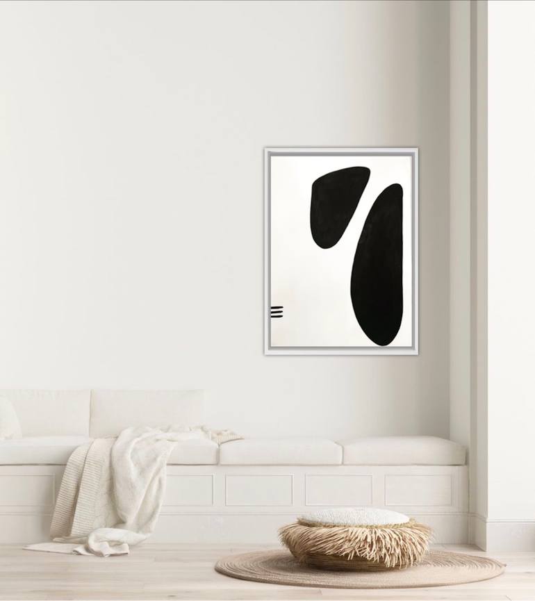 Original Minimalism Abstract Painting by Lana Alsamir-Diamond