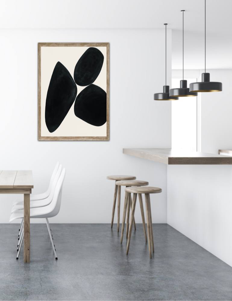 Original Minimalism Abstract Painting by Lana Alsamir-Diamond