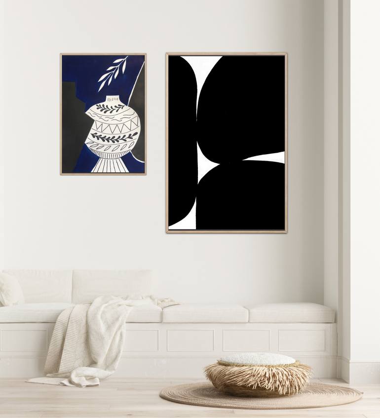 Original Abstract Still Life Painting by Lana Alsamir-Diamond