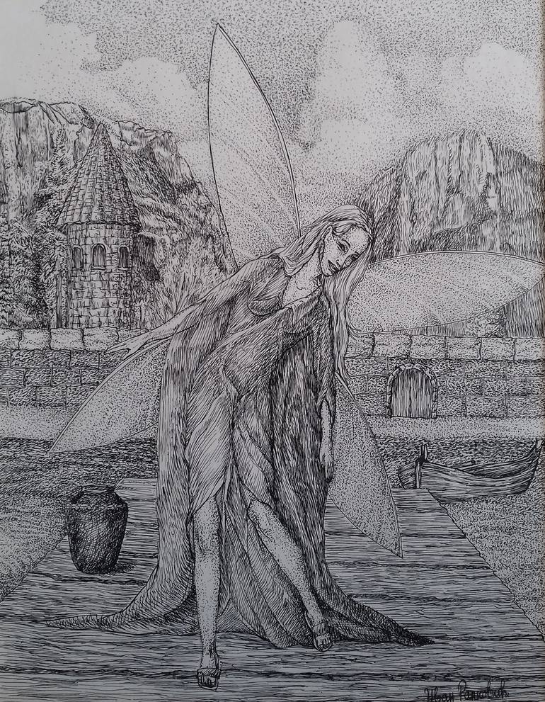 Original Surrealism Abstract Drawings by Ivan Rankovic