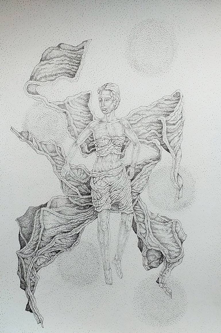 Original Black & White Abstract Drawings by Ivan Rankovic