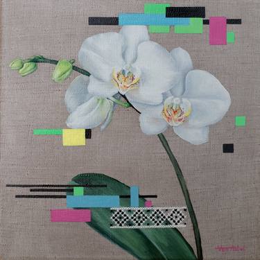 Original Abstract Floral Paintings by Van Adel Art