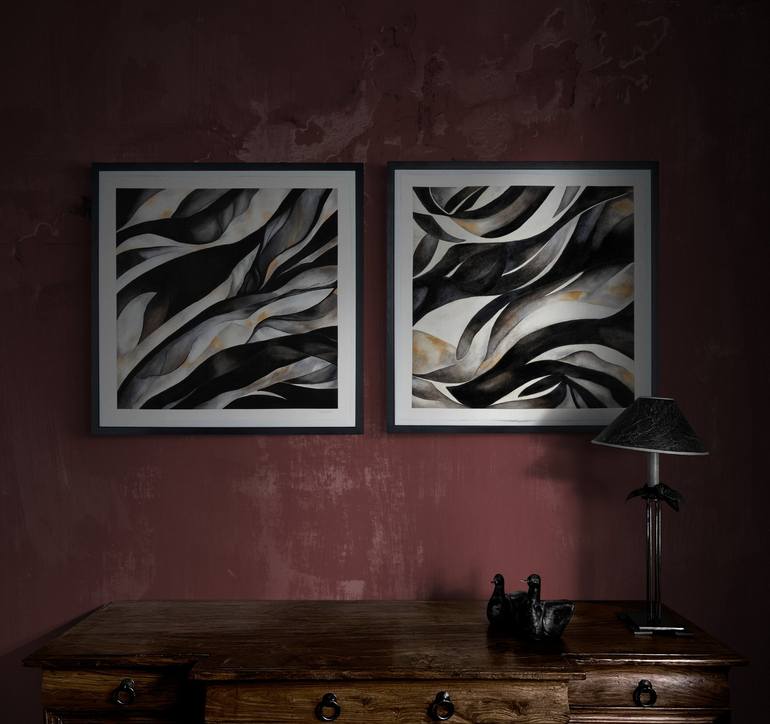 Original Contemporary Abstract Painting by Van Adel Art