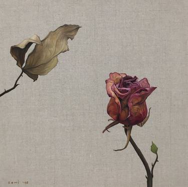 Original Photorealism Floral Paintings by Sami Gedik