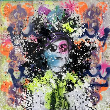 Print of Conceptual Celebrity Mixed Media by Ivanna Manzur