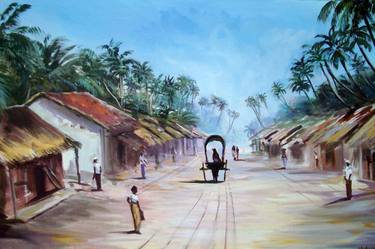 Original Landscape Paintings by Nilantha Vidanarachchi
