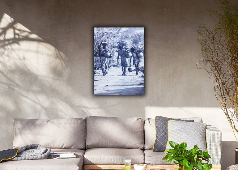 Original Folk Pop Culture/Celebrity Painting by Nilantha Vidanarachchi