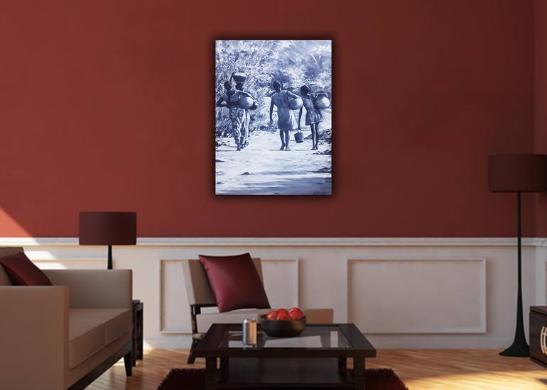 Original Folk Pop Culture/Celebrity Painting by Nilantha Vidanarachchi