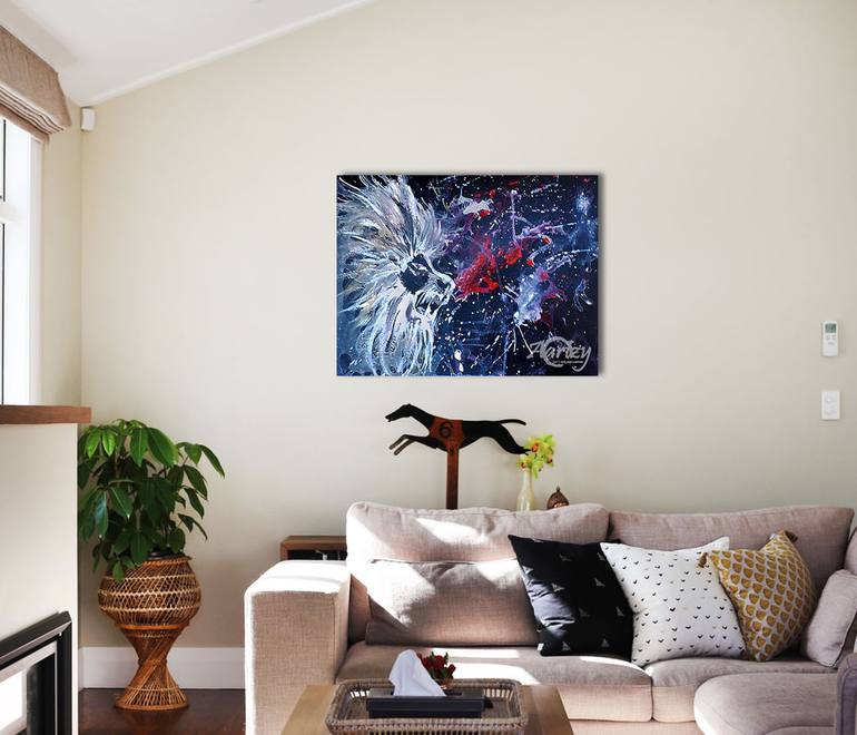 Original Art Deco Landscape Painting by Sahani Madihage