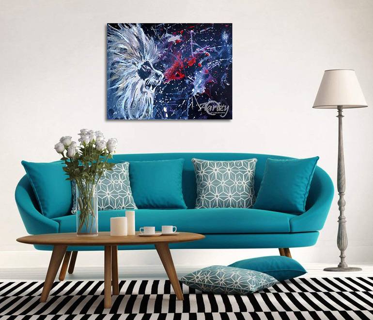 Original Art Deco Landscape Painting by Sahani Madihage