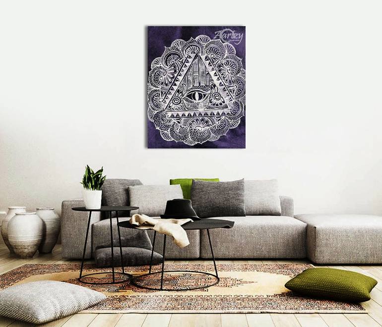 Original Art Deco People Painting by Sahani Madihage