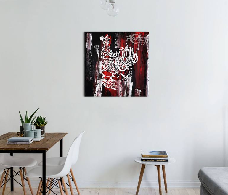 Original Art Deco People Painting by Sahani Madihage