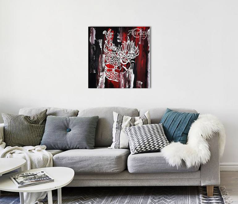 Original Art Deco People Painting by Sahani Madihage