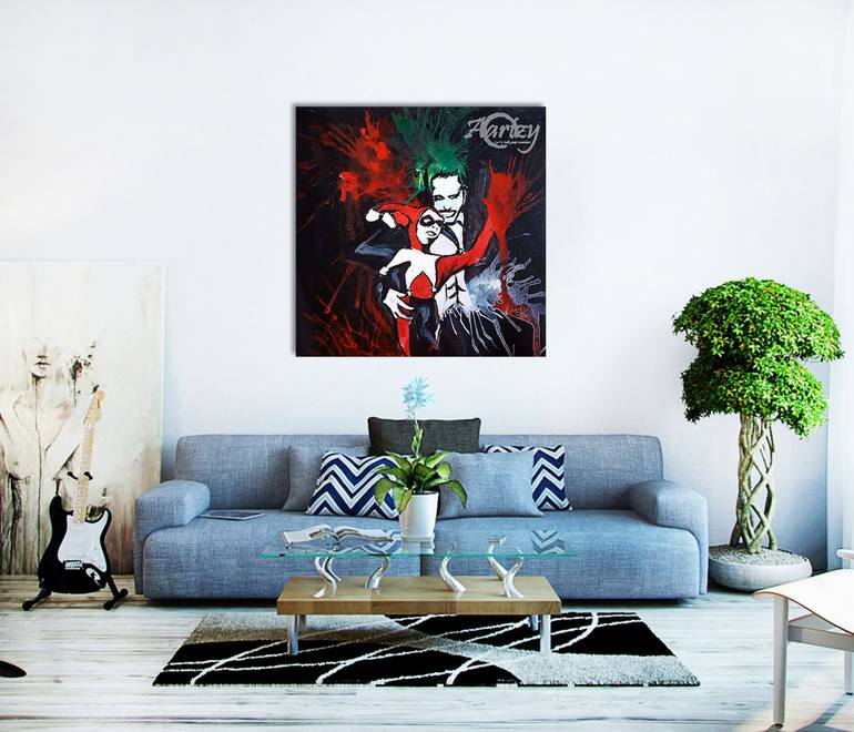 Original Art Deco People Painting by Sahani Madihage