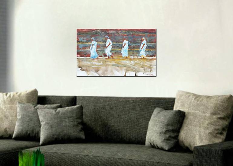 Original Art Deco Pop Culture/Celebrity Painting by Ishan Hewage