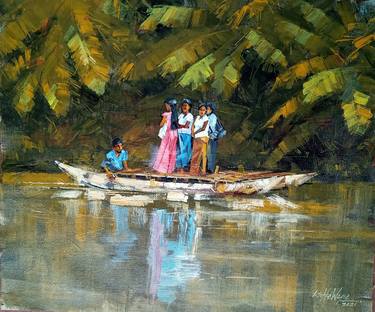 Print of Folk Culture Paintings by Ishan Hewage