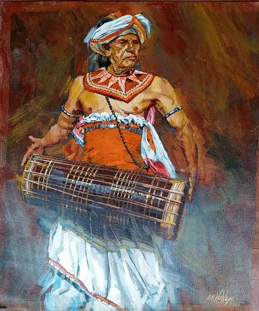 Print of Folk Culture Paintings by Ishan Hewage