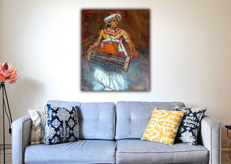 Original Folk Pop Culture/Celebrity Painting by Ishan Hewage
