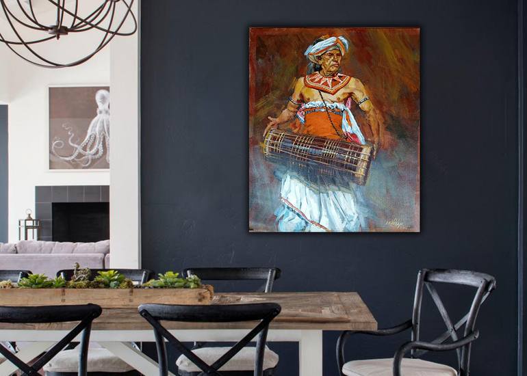 Original Folk Pop Culture/Celebrity Painting by Ishan Hewage