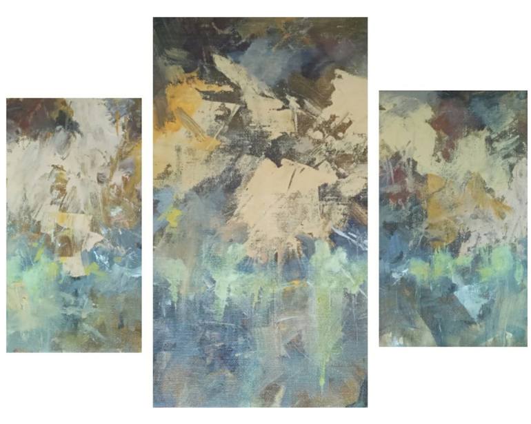 Print of Folk Abstract Paintings by Ishan Hewage