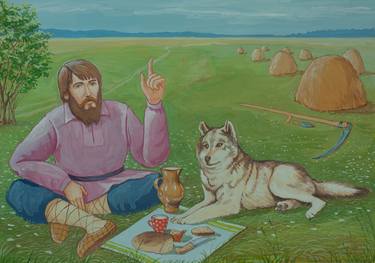 Print of Illustration Rural life Drawings by Viktor Yukhimchuk
