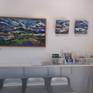 Solway Firth painting on exhibition at the Catstrand Gallery, New Galloway