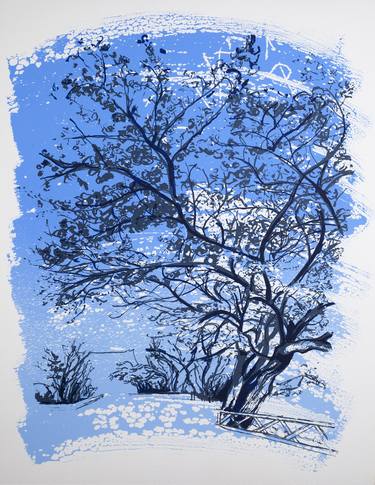 Print of Expressionism Landscape Printmaking by Denise Ballard-Wyllie