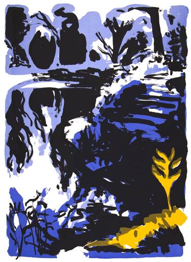 Print of Expressionism Landscape Printmaking by Denise Ballard-Wyllie