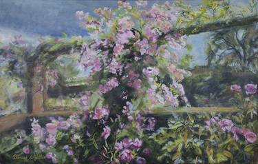 Original Fine Art Floral Paintings by Denise Ballard-Wyllie