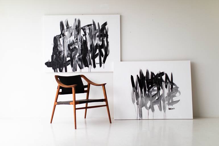 Original Modernism Abstract Painting by Addison Jones