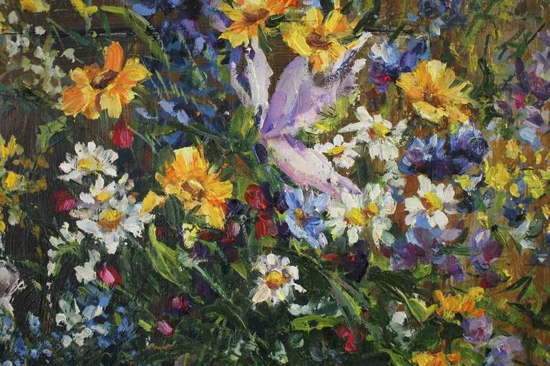 Original Impressionism Still Life Painting by Dinara Dindarova