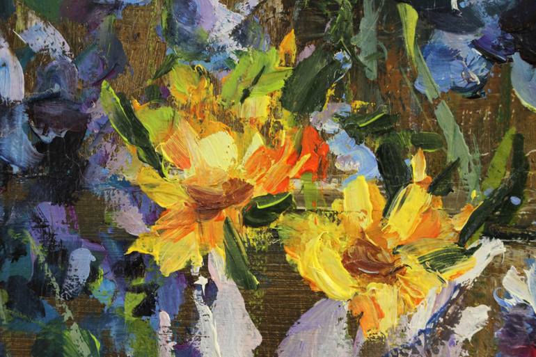 Original Impressionism Still Life Painting by Dinara Dindarova