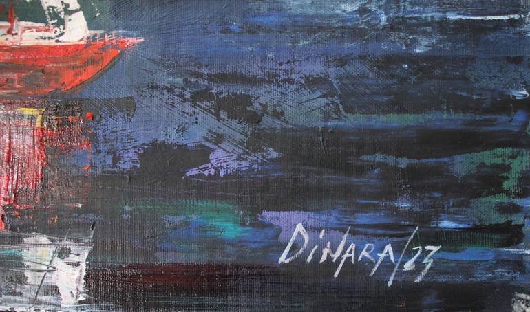 Original Impressionism Landscape Painting by Dinara Dindarova