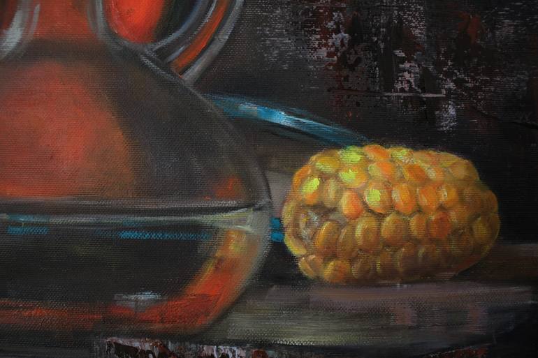 Original Impressionism Still Life Painting by Dinara Dindarova