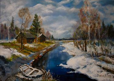 Original Realism Landscape Painting by Dinara Dindarova