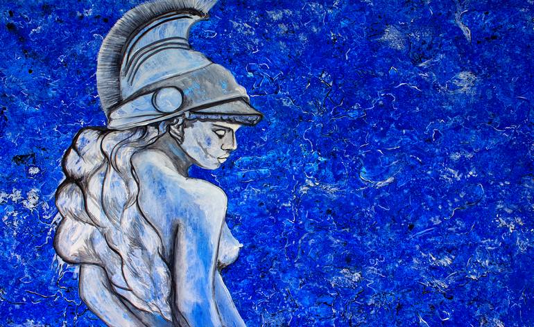 athena greek mythology painting
