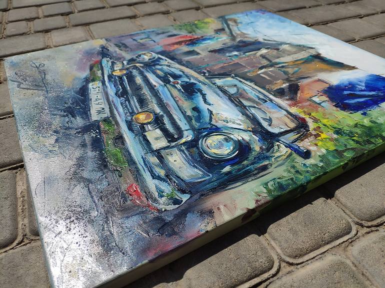 Original Impressionism Transportation Painting by Olga Soldatova