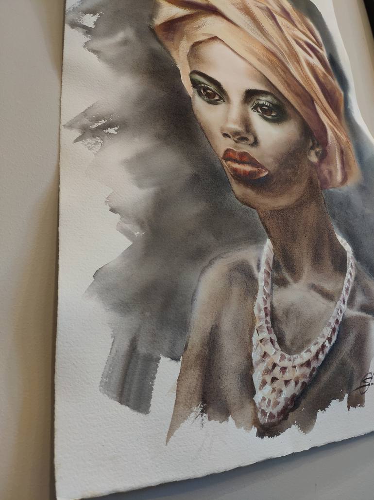 Original Impressionism People Painting by Olga Soldatova
